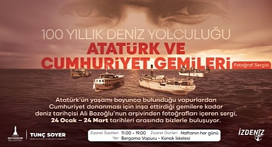 100 Yıllık Deniz Yolculuğu: Atatürk ve Cumhuriyet Gemileri Sergisi İzmir’de