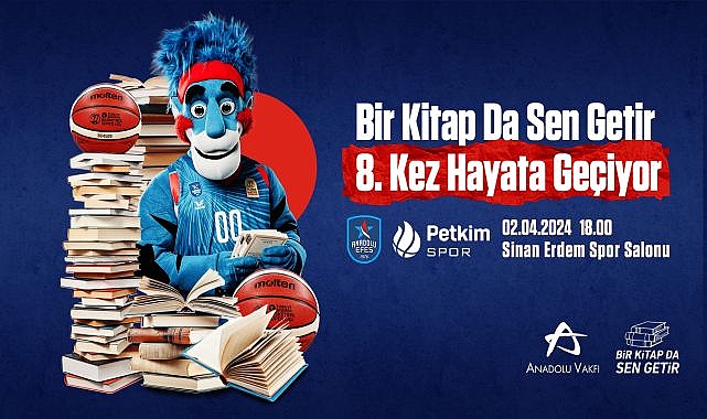“Bir Kitap da Sen Getir” kampanyası 8. kez düzenleniyor