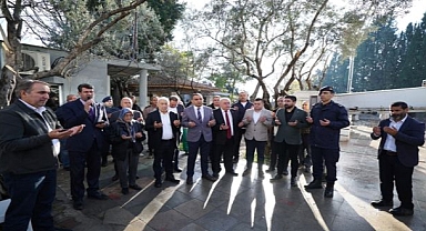 Cami temeli dualarla atıldı