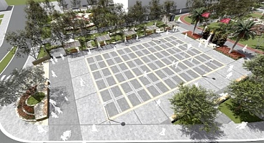 Kınık Cumhuriyet Meydanı yenileniyor