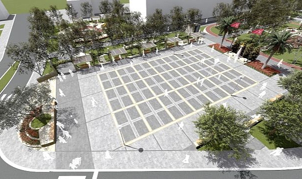 Kınık Cumhuriyet Meydanı yenileniyor