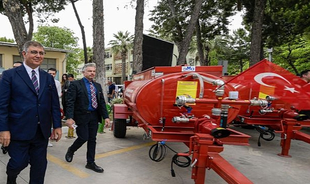 Büyükşehir’in köylere dağıttığı tankerler ormanları kurtarıyor