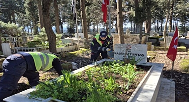 Torbalı Belediyesi’nden Şehit Kabirlerine Vefa Dokunuşu